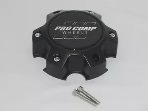 PRO COMP 41 PHASER FLAT MATTE BLACK WHEEL RIM CENTER CAP 5041635000 504163542 YL - Picture 1 of 3