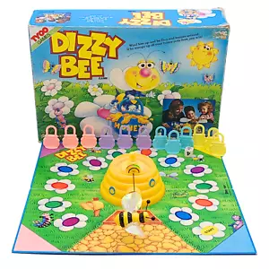 Vintage Dizzy Bee Board Game Pressman 4035 1990 Honey Pots Wind up Bee Works - Picture 1 of 24