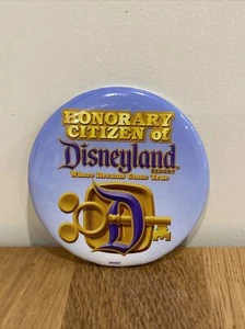 Disney Honorary Citizen of Disneyland Button Pin Where’s Dreams Come True - Bild 1 von 2