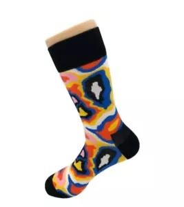 Fashion Crew Socks Colorful Camouflage Size 5-11 One Pair - Picture 1 of 2