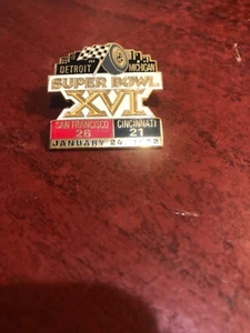 Super Bowl XVI Pin 49ers Vs. Bengals, High Quality, Ltd Edition - Picture 1 of 1