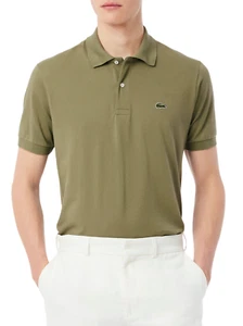 Lacoste polo manica corta 12.12 light in piquè verde salvia - Imagen 1 de 5