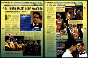 Dr Julian Bashir The Holosuite - Starfleet Personnel - Star Trek Fact File Page - Picture 1 of 1
