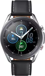 Samsung Galaxy Watch3 SM-R840 Bluetooth 45mm Smartwatch SS GPS HRM Silver - Picture 1 of 5