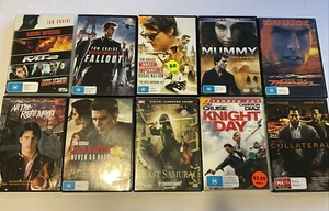 Tom Cruise X 10 DVD Region 4 Mission Impossible Days Of Thunder All Right Moves - Bild 1 von 21