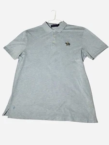 Blaues Ralph Lauren Purple Label Poloshirt Baumwollpiqué Gr. L Logostickerei - Bild 1 von 12
