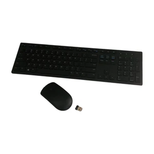 Dell Ultra Slim Wireless Keyboard Mouse Combo Set WK636t with reciver - Picture 1 of 6
