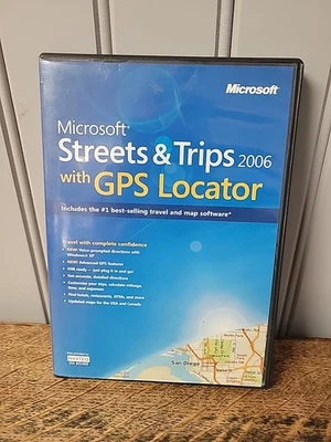Microsoft Streets and Trips 2006 Software 2 CD Set w/Booklet - Image 1 of 4