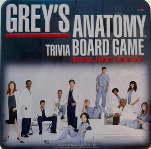 GREY'S ANATOMY Quiz Brettspiel in Blechdose von Cardinal. SEHR GUT! - Bild 1 von 5