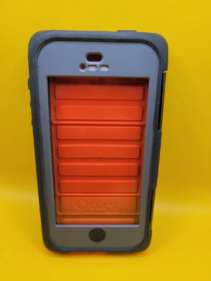 OtterBox Armor Case for iPhone 5 (Gunmetal Gray/Orange) - Image 1 of 4