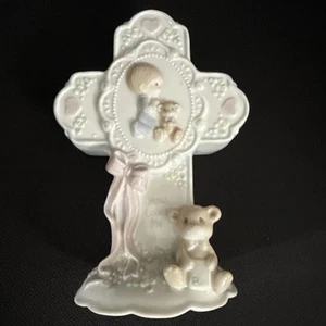 Figura Cruz Jesús Me Ama Preciosos Moments Vintage 1993 Porcelana - Imagen 1 de 6