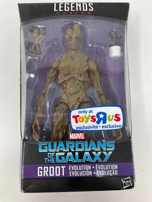 Marvel Legends Guardians of the Galaxy Groot Evolution Action Figures Set - Excl - Image 1 of 4