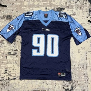 Maglia maglia vintage NFL Nike Team Tennessee Titans Jevon Kearse taglia media - Foto 1 di 12