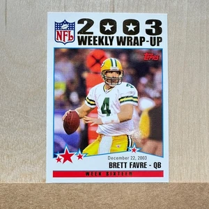 Brett Favre #306 2004 Topps - 2003 resumen semanal - Imagen 1 de 1