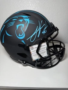 Julius Peppers Signed Panthers Full Size Replica Helmet- SS COA - Picture 1 of 5