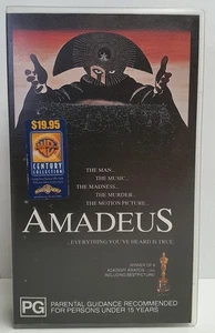 Amadeus: Everything You've Heard is True VHS Cassette PG c1998 8 Academy Awards - Picture 1 of 4