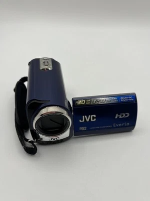 JVC GZ-MG330AU 30 GB Camcorder Blue - Tested Working - Image 1 of 4
