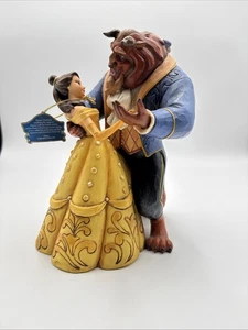 Statua statuina Disney La Bella e la Bestia 9" vetrina collezione valzer chiaro di luna - Foto 1 di 9