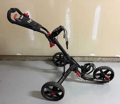 Clicgear Model 3.0 Golf Push Cart Folding Design Black/Red, excellent condition - Image 1 of 4