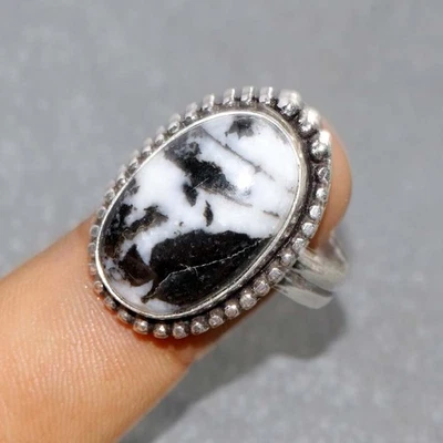 Anillo enchapado en plata 925 turquesa búfalo blanco EE. UU. 10 Día de la Independencia Venta GW Foto 1 de 3