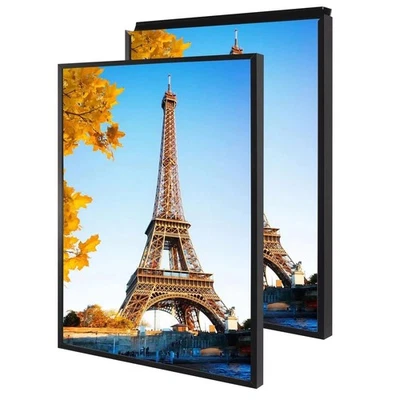 24x36 Snap Frame Black Poster Frames Set of 2 Front-loading Frame Metal Click... - Image 1 of 4