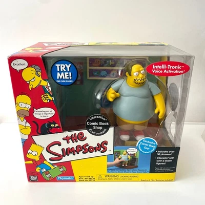 2001 Playmates The Simpsons Comic Book Shop w/ Guy WOS Interactive Environment - Image 1 of 4