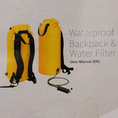 Mochila seca impermeável com filtro de água e acessórios de chuveiro - Imagem 1 de 4