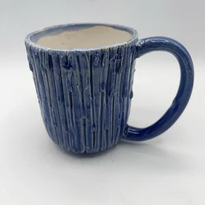 Taza hecha a mano azul de cerámica de Cheshire - Imagen 1 de 18