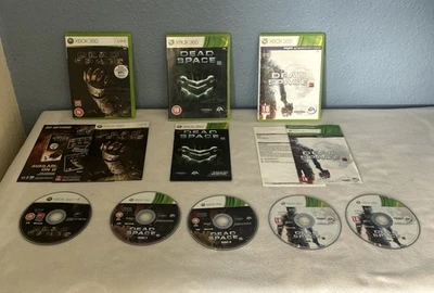 Dead Space 1 2 & 3 Xbox 360 Games Bundle Trilogy Complete Boxed Manuals VGC CIB - Image 1 of 4