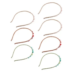 7 Stück Mädchen Frauen Schmuck Stirnbänder Stirnbänder Set Frauen Stirnbänder - Bild 1 von 12