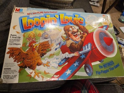 Juego de mesa Milton Bradley Loopin' Louie 1992 vintage ¡funciona bien! Falta manual Foto 1 de 4