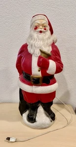 Weihnachtsmann Blasform 19" Vintage beleuchtet Empire Made in USA - Bild 1 von 16