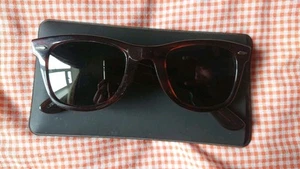 Bausch & Lomb Ray-Ban Wayfarer 80's Vintage BL5024/L2053 G15 Tortoise/Case USA - Picture 1 of 9
