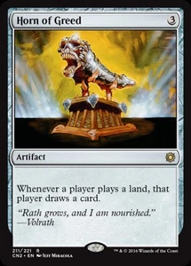 Horn of Greed - Light Play MTG Conspiracy: Take the Crown - Picture 1 of 1