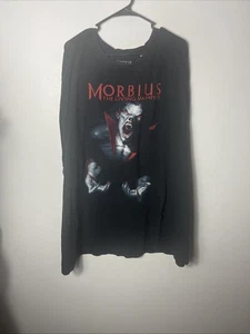 Marvel Morbius Vampire Men's Size 5XL Comic Cartoon Movie Retro T Shirt Black - Picture 1 of 13