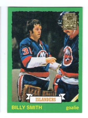 2001-02 Topps / OPC Archives Billy Smith Rookie Card Reprint #20 Islanders - Image 1 of 2