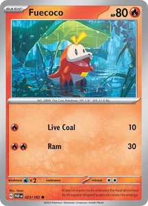 Pokémon Karte Fuecoco 023/182 | Paradox Rift | Common Non Holo | NM - Bild 1 von 1