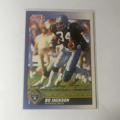1991 Score Bo Jackson Card #100 Raiders - Image 1 of 2