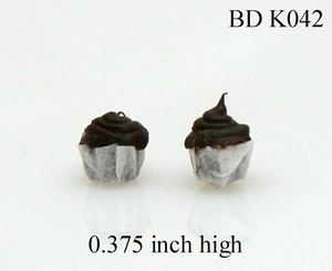 TAZZA CIOCCOLATO TORTE casa delle bambole miniatura scala 1:12 accessori cucina cibo - Foto 1 di 1