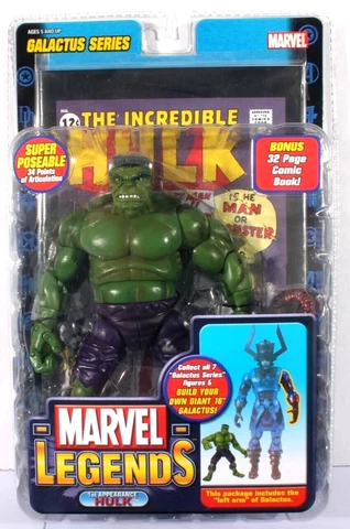 2005 TOY BIZ 8" MARVEL LEGENDS GALACTUS SERIES 1ST APPEARANCE GREEN HULK MINT Cover