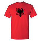 Albania T Shirt - Red Or White Albanian Tee
