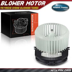 A/C Heater Blower Motor with Resistor for VW Touareg 11-17 Porsche Cayenne 11-18 - Picture 1 of 8