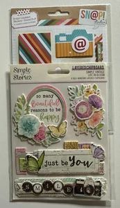 Simple Stories Layered Stickr-Sn@p Good Stuff, Simple Vintage Life In Bloom - Bild 1 von 7