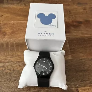 Disney Skagen Disney Cruise Line DCL Black Mens Watch Mickey Mouse Walt Disney - Picture 1 of 10
