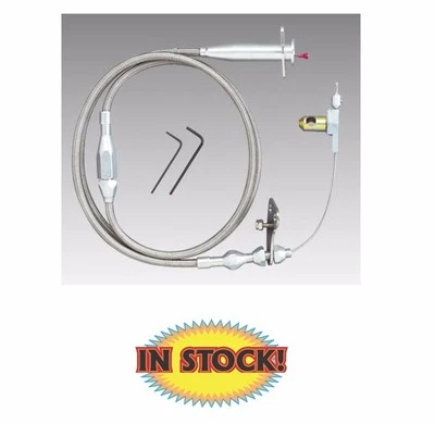 Lokar CC-1603HT - Teleféricos de control de crucero con lesión de combustible - Trenzado de acero inoxidable Foto 1 de 3