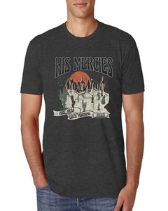 His Mercies Are New Each Morning Great Is Thy Faithfulness Men Premium TShirt - Picture 1 of 16