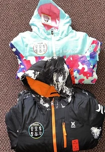 HURLEY YOUTH SNOW JACKET PINK XS,S,M,L & BLACK M NWT 1532105 - Picture 1 of 5