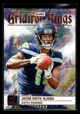 2023 Donruss #RGK-7 Jaxon Smith-Njigba Rookie Gridiron Kings Seattle Seahawks - Image 1 of 2