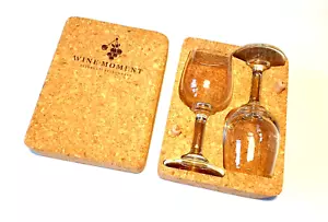 Weingläser To Go aus echtem Glas Unterwegs mit praktischer Kork Box - Bild 1 von 14