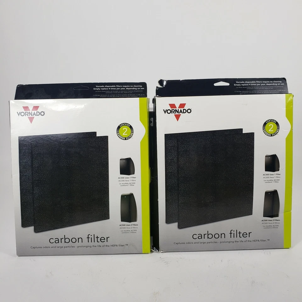 Vornado Carbon Air Purifier Filters x2
